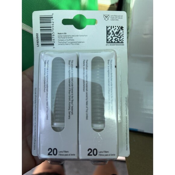Braun Replacement Thermoscan Lens Filters - 40 Pieces new - Picture 2 of 3